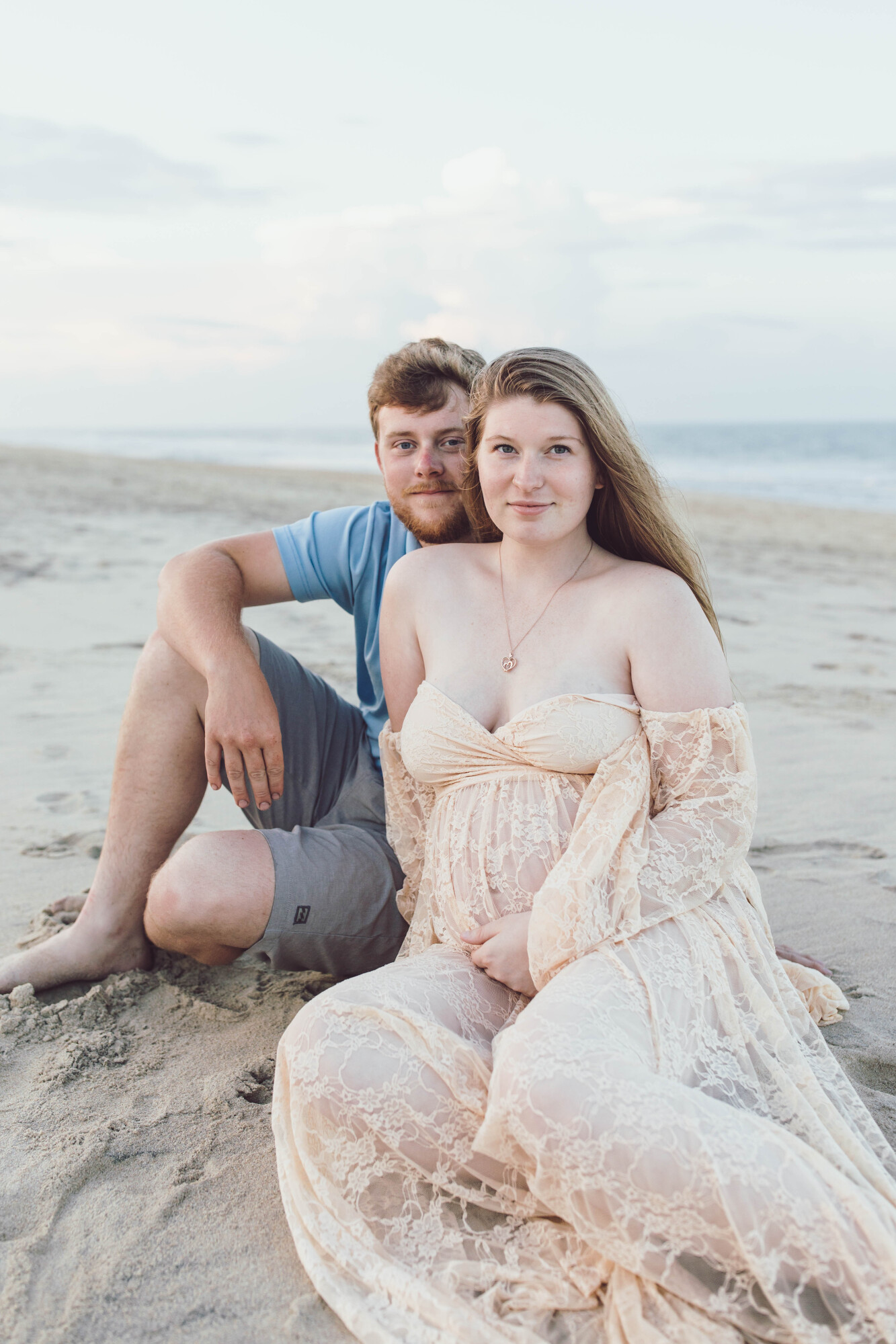 Romantic beach portrait on Dewey Beach