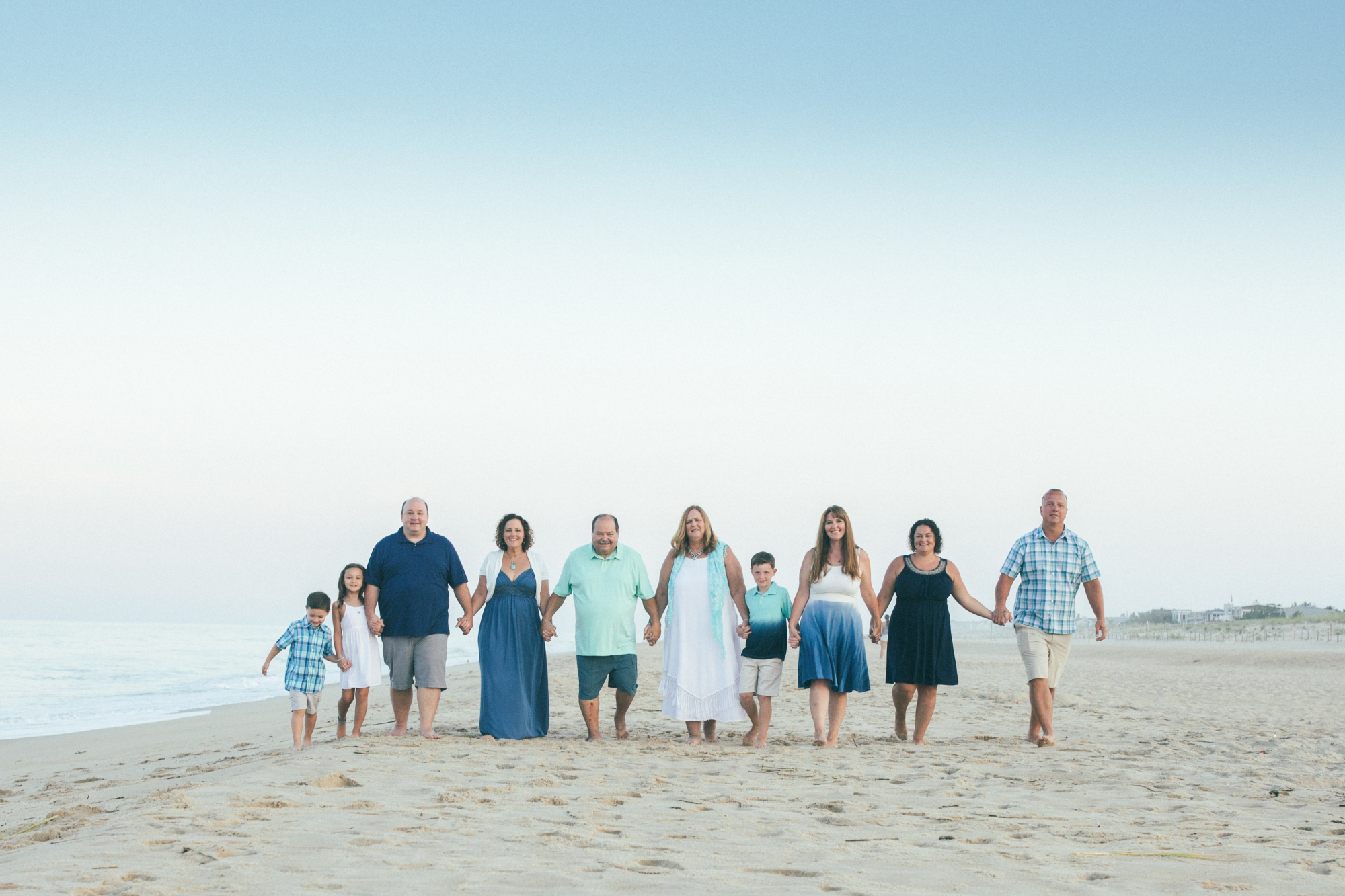 Golden hour family session on Dewey Beach